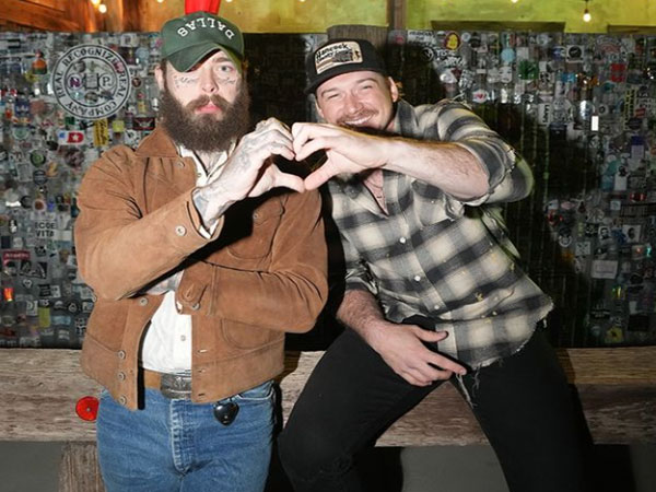 Singers Post Malone and Morgan Wallen (Image source: Instagram account of Malone)