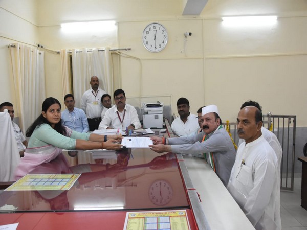 Kishori Lal Sharma while filing nomination (Photo/ANI)