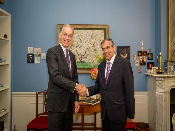 Pavan Kapoor, Secretary (West), MEA (left), Paul Hujits, Secretary General, Netherlands Ministry of Foreign Affairs (Image Credit: X/@IndinNederlands)