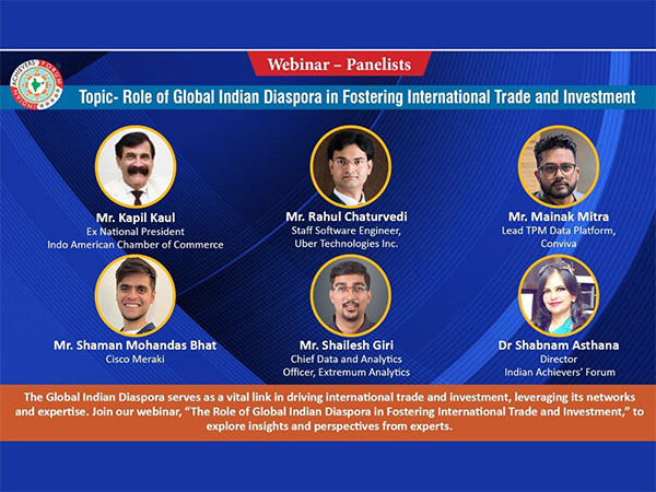Global Indian Diaspora Paves the Way for International Trade and Investment: Insights Shared at Indian Achievers’ Forum’s Webinar