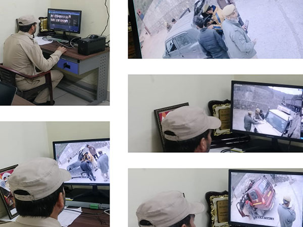 J-K Police operationalizes AI-Based Facial Recognition (FR) system at Navyuga Tunnel, Banihal (Photo/ANI)