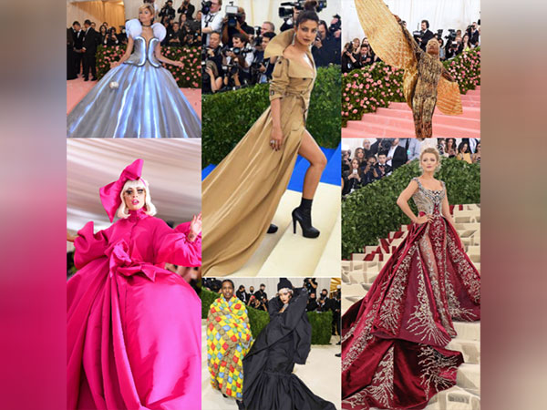 Zendaya, Priyanka Chopra, Lady Gaga, Rihanna, A$AP Rocky, Blake Lively, Billy Porter in a still from Met Gala (Image source: Instagram)