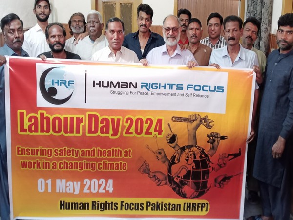 Human Rights Focus Pakistan commemorated Labour Day (Image Credit: HRFP)