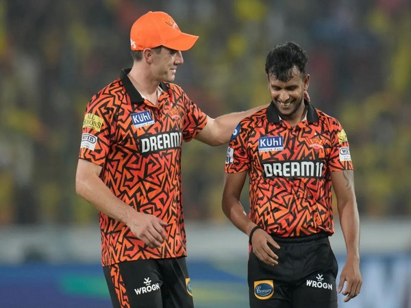 Pat Cummins and T Natrajan. (Photo- IPL)