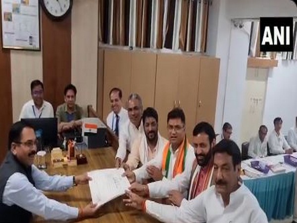 BJP's Ashok Tanwar filed nomination from Sirsa Lok Sabha seat (Photo/ANI)