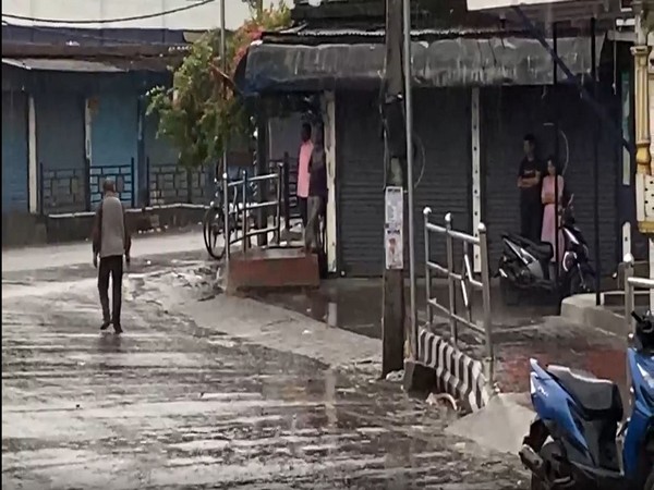 Rain lashes several parts of Dibrugarh in Assam (Photo/ANI)