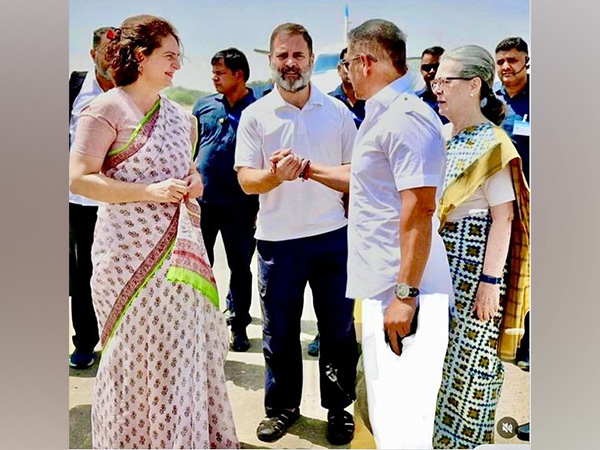 Congress leaders Priyanka Gandhi, Rahul Gandhi, Sonia Gandhi and Robert Vadra. (Photo/Robert Vadra)