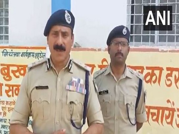 Additional Director General of Police (ADGP) Shahdol, DC Sagar (Photo/ANI)