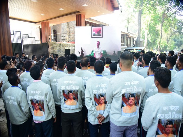 Uttarakhand CM Pushkar Singh Dhami virtually flagged off the sevadar team of the four-day Bhandara (Photo/ANI)
