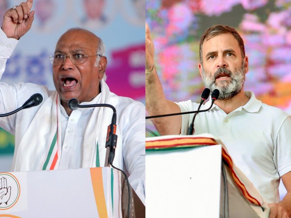 Congress chief Malikarjun Kharge and Congress leader Rahul Gandhi (File Photo/ANI)