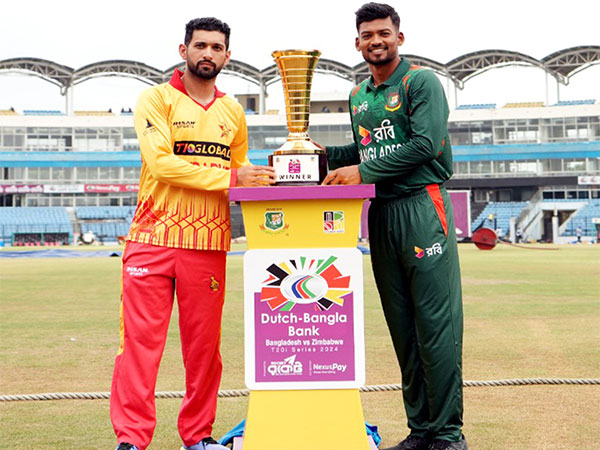 Sikandar Raza and Najmul Hossain Shanto (Photo: Bangladesh Cricket/ X)