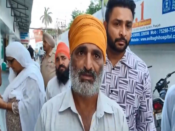 Lakhwinder Singh, father of the deceased man in Ferozepur (Photo/ANI)