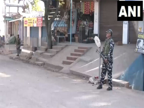 Visuals of security checking by Indian Army personnel in the Poonch district. (Photo/ANI)