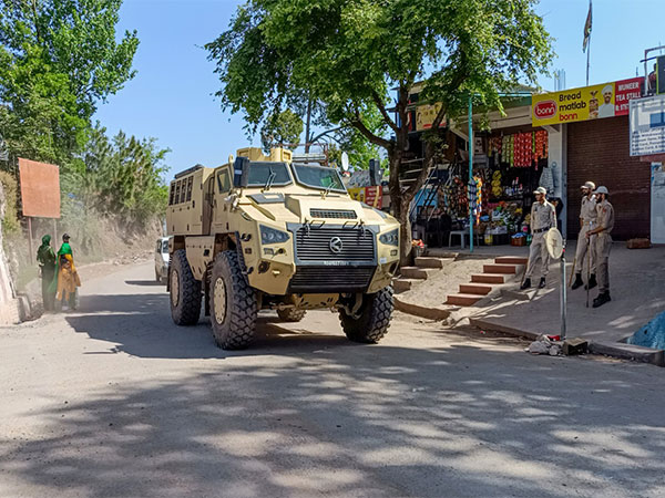 Search operation to flush terrorists enters 2nd day after attack on IAF convoy. (Photo/ANI)