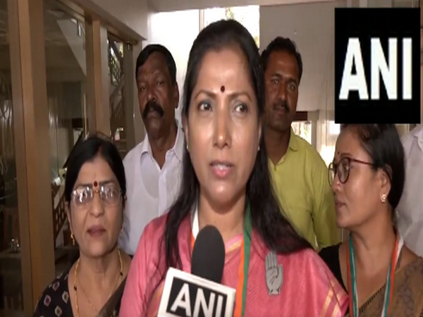 Karnataka Mahila Congress President Pushpa Amarnath (Photo/ANI)
