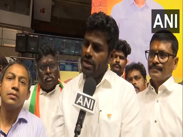 Tamil Nadu BJP chief K Annamalai. (Photo/ANI)