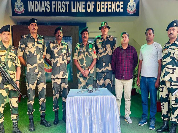 Broken drone recovered by BSF. (Photo/ANI)