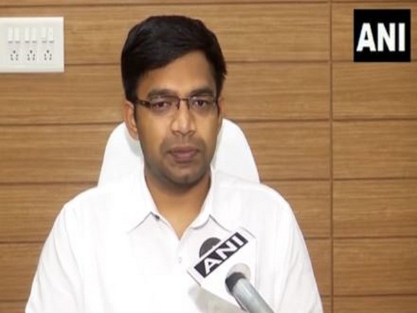 Keerthi Vasan V, Koraput DM (Photo/ANI)