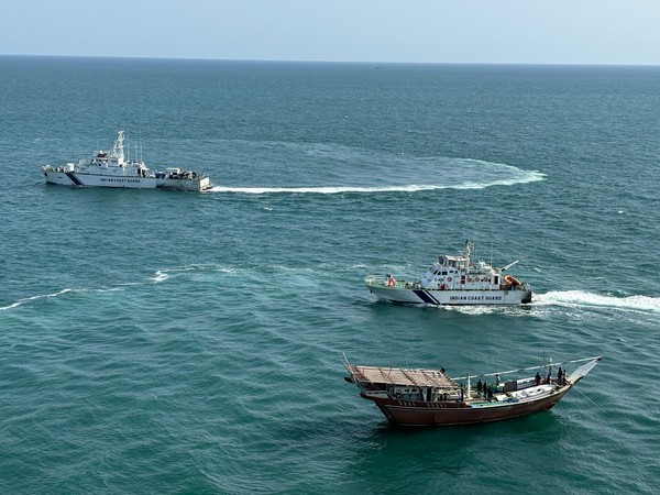 Indian Coast Guard intercepts Iranian fishing vessel amid allegations of crew exploitation (Photo/X@IndiaCoastGuard)