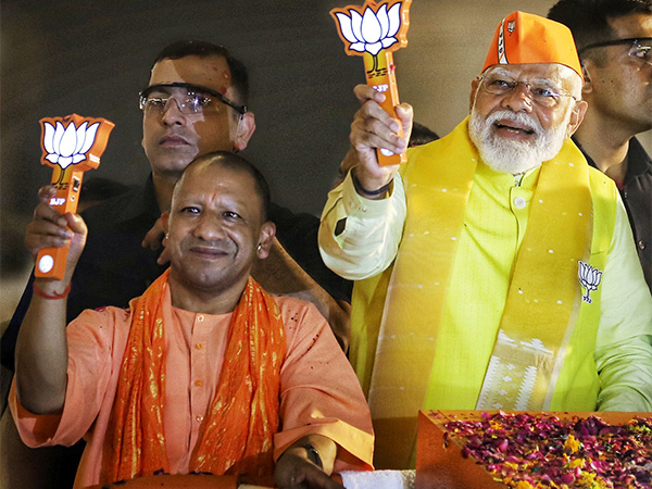 Prime Minister Narendra Modi and UP CM Yogi Adityanath. (Photo/ANI)