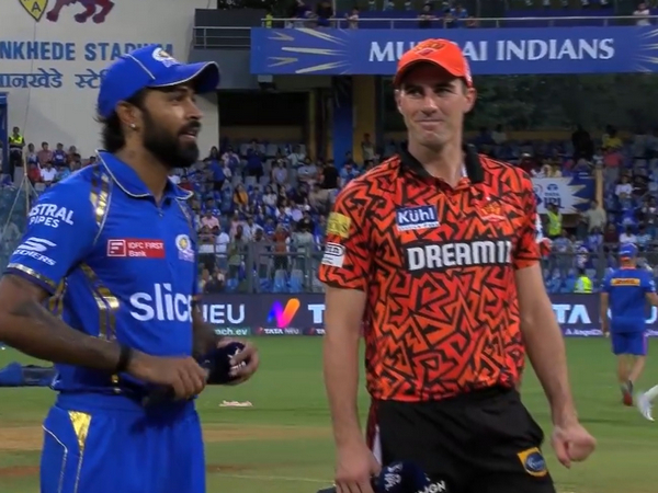 Hardik Pandya and Pat Cummins at toss. (Picture: IPL/X)