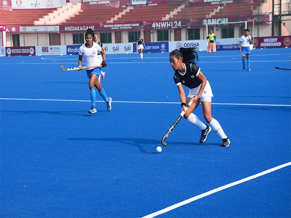 Hockey Bengal in action against Hockey Mizoram during National Women’s Hockey League 2024 (Image: HI)