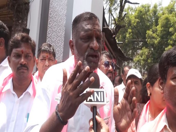 BRS candidate from Hyderabad Gaddam Srinivas Yadav (Photo/ANI)