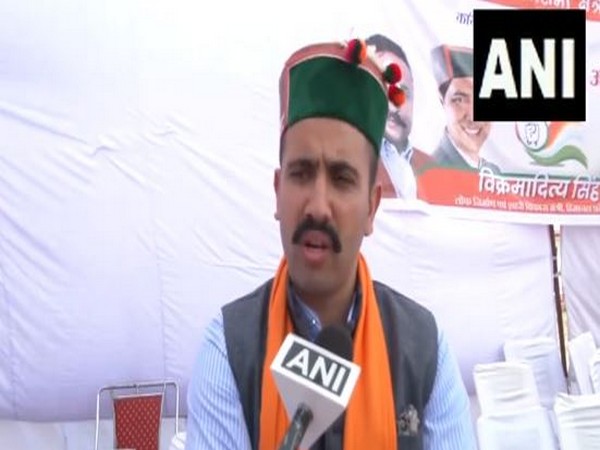 Congress Lok Sabha candidate from Mandi, Vikramaditya Singh. (Photo/ANI)