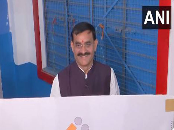 Madhya Pradesh BJP President and candidate from Khajuraho VD Sharma (Photo/ANI)