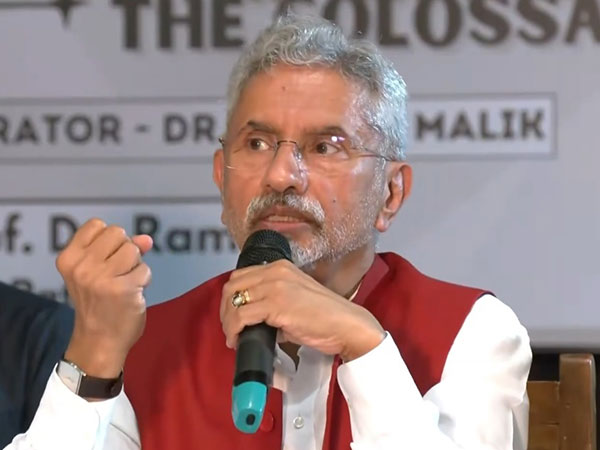 External Affairs Minister S Jaishankar gives a lecture at Hansraj College, New Delhi on Tuesday (Photo/@DrSJaishankar)