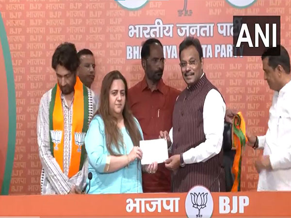 Radhika Khera and Shekhar Suman join BJP (Photo/ANI) 