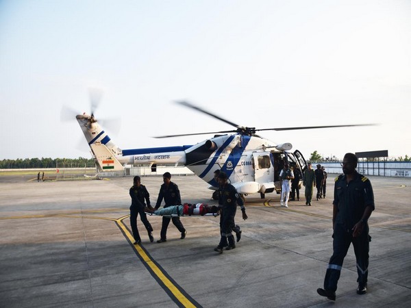 Indian Coast Guard carries medical evacuation. (Photo/ICG)