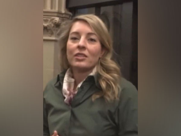 Canadian Foreign Minister Melanie Joly (Screengrab of video posted by Melanie Joly on X)