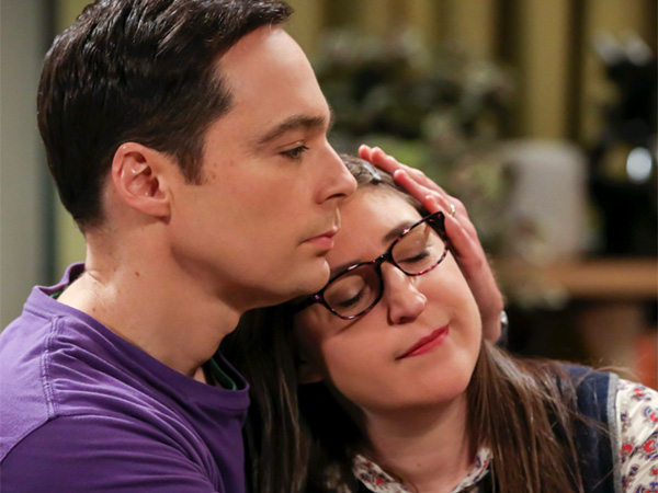 Jim Parsons, Mayim Bialik as Sheldon, Amy from 'The Big Bang Theory' (Image source: Instagram)