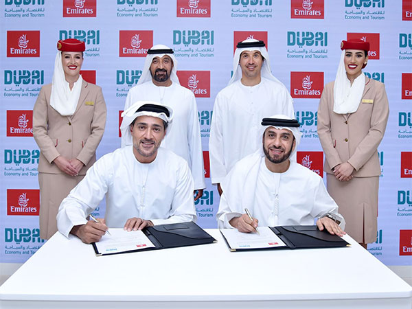 Dubai Department of Economy and Tourism, Emirates sign partnership agreement (Photo/WAM)