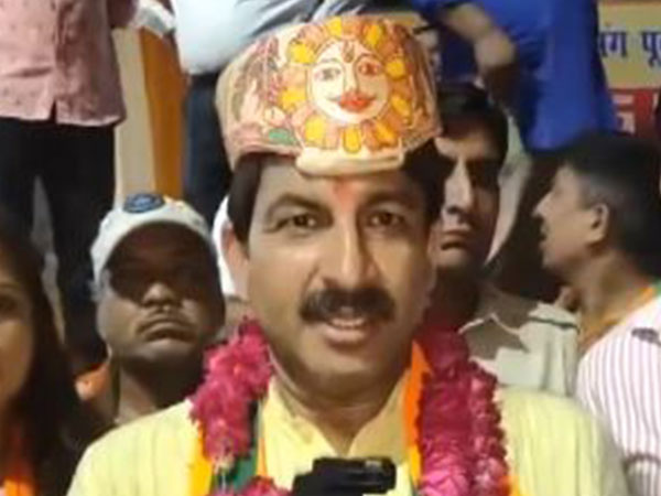 BJP candidate Manoj Tiwari. (Photo/ANI)