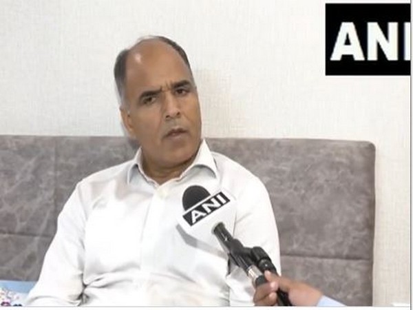 Rajasthan Minister in the Ground Water Department Kanhaiya Lal Choudhary (Photo/ANI)