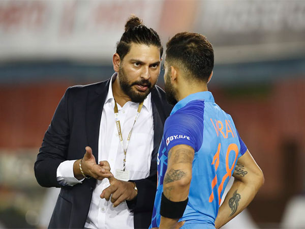 Yuvraj Singh and Virat Kohli (Photo: ICC)