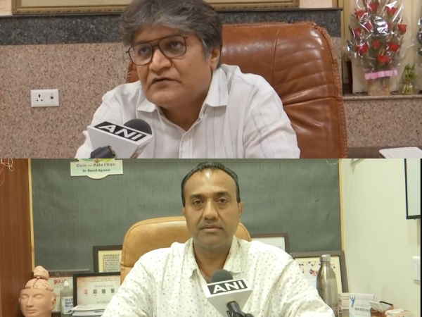 Dr. Deepak Maheshwari (top) and Dr. Manish Agrawal (bottom) (Image/ANI)