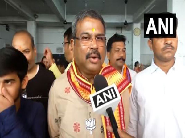 Union Minister and BJP candidate from Sambalpur Lok Sabha seat, Dharmendra Pradhan. (Photo/ANI)