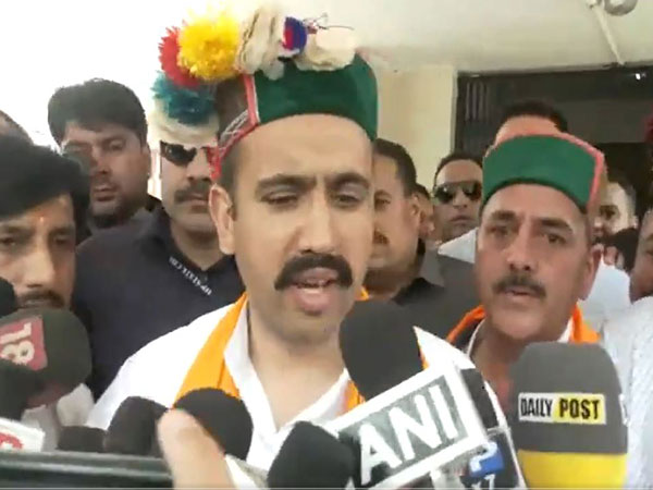 Congress candidate from Mandi  Vikramaditya Singh (Image/ ANI)