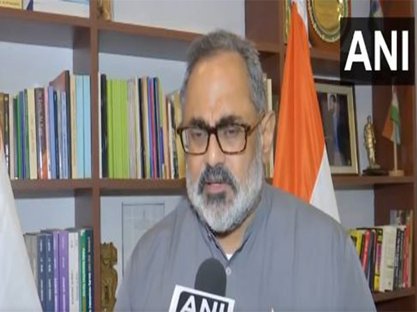 Union Minister Rajeev Chandrasekhar. (Photo/ANI)