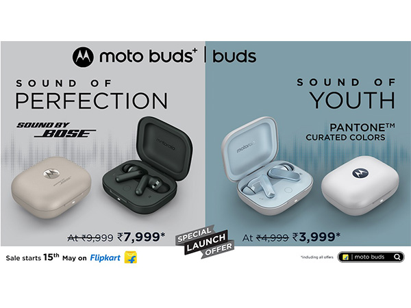 Motorola launches moto buds and moto buds+