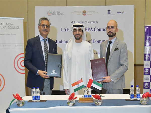 UAE-India CEPA Council and Indian Chamber of Commerce sign Mou to enhance bilateral relations (Images: ANI)