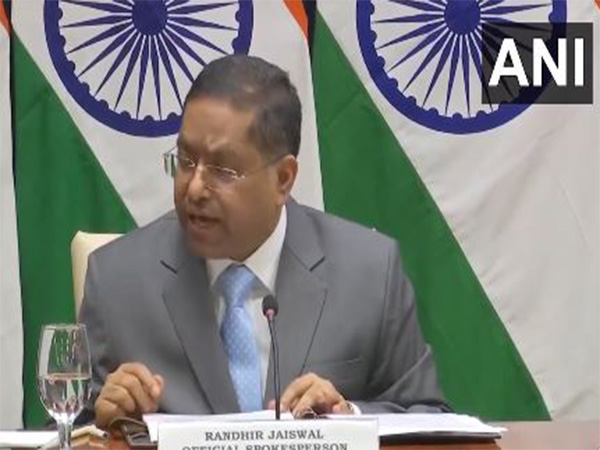 Ministry of External Affairs official spokesperson Randhir Jaiswal (Photo/ANI)
