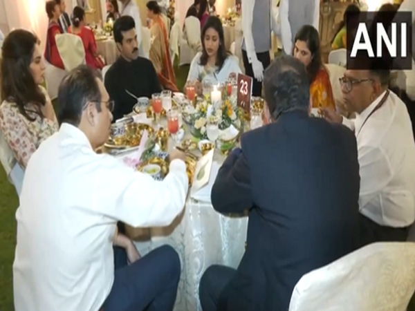 Padma awardees at the diner hosted by Union Home Minister Amit Shah. (Photo/ANI)