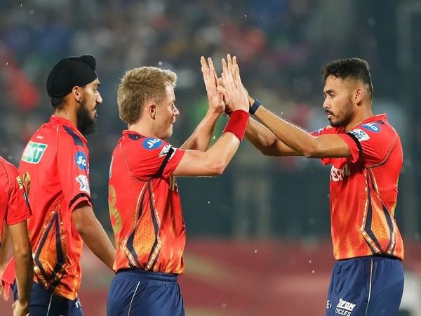 Sam Curran with PBKS teammates. (Picture: IPL)