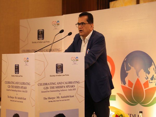 Amitabh Kant, G20 Sherpa speaking at SILF event (Photo: ANI)