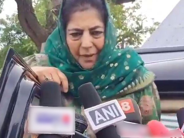PDP president Mehbooba Mufti (Photo/ANI)