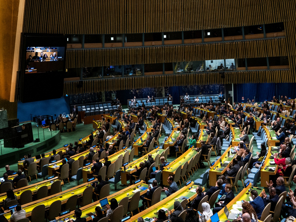 Visual of UN General Assembly (Photo credit: Reuters)